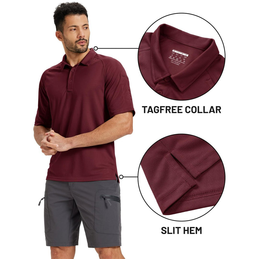 UPF 50+ Performance Tactical Polo Shirt