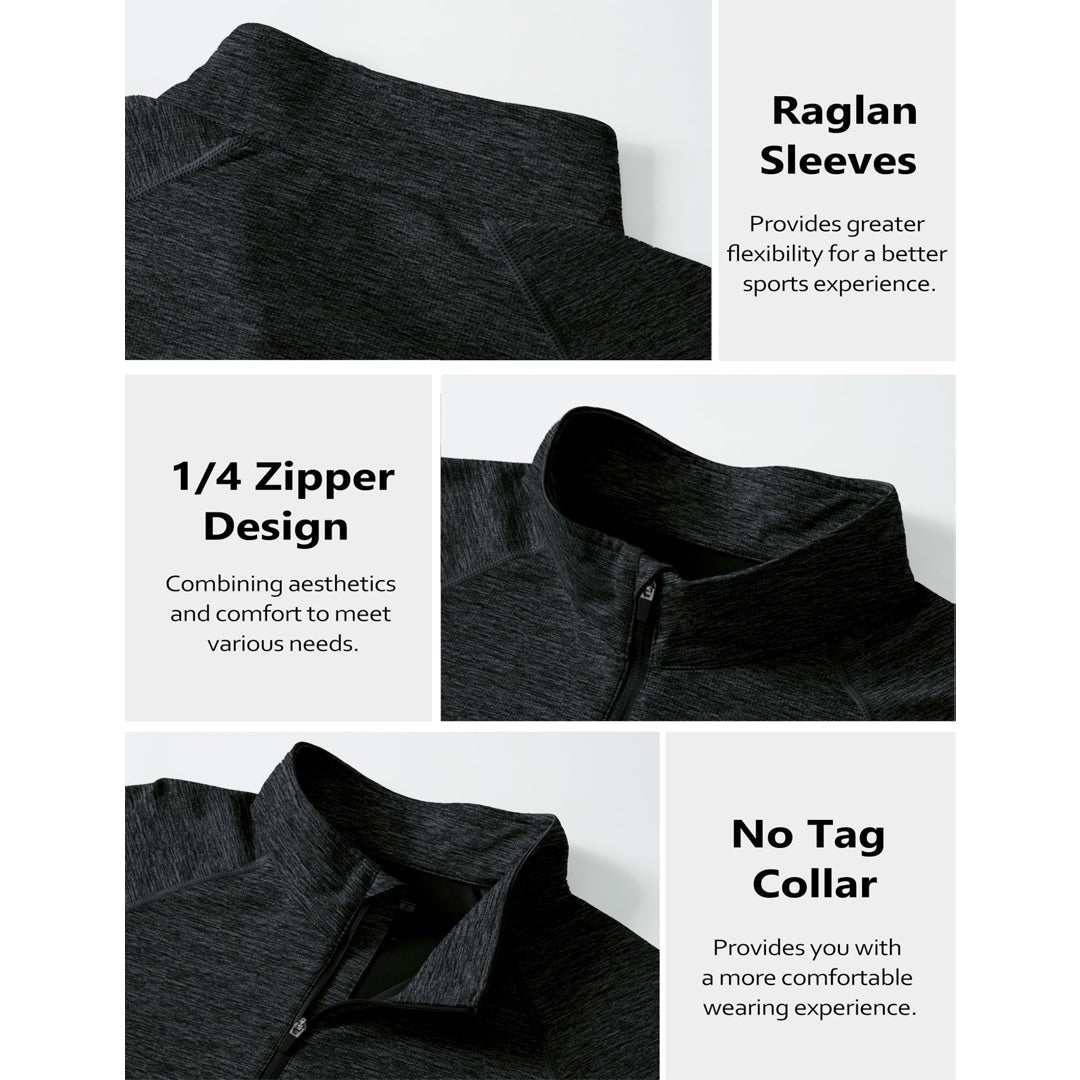 UPF 50+ Quarter Zip Long Sleeve Shirt
