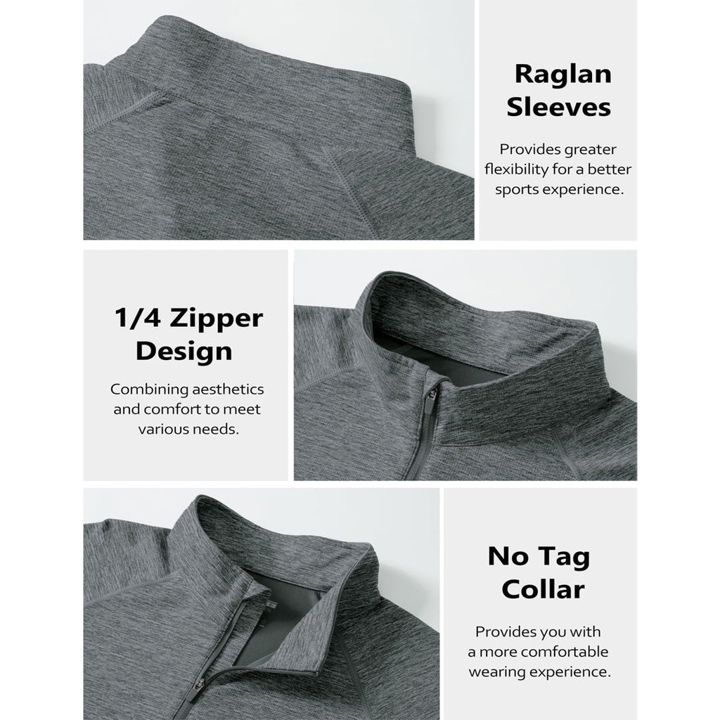 UPF 50+ Quarter Zip Long Sleeve Shirt