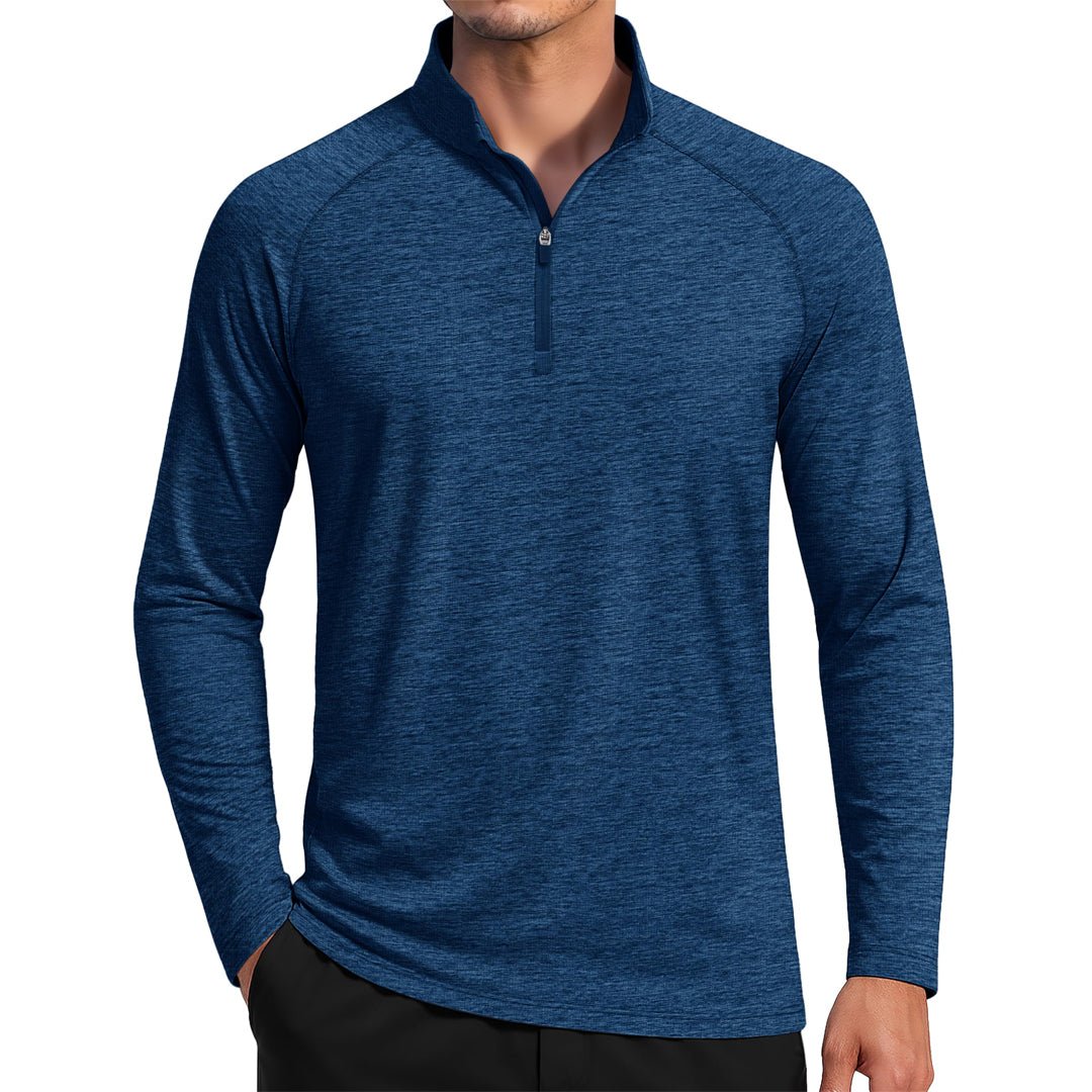 UPF 50+ Quarter Zip Long Sleeve Shirt