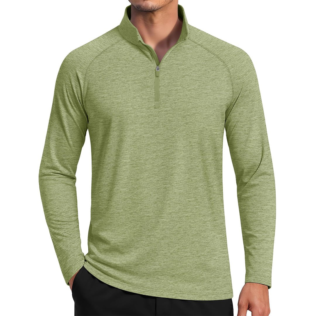 UPF 50+ Quarter Zip Long Sleeve Shirt