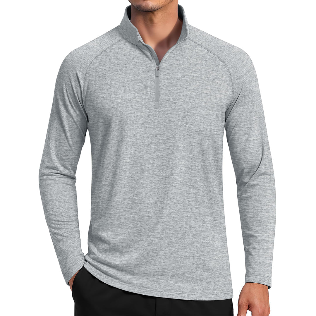 UPF 50+ Quarter Zip Long Sleeve Shirt