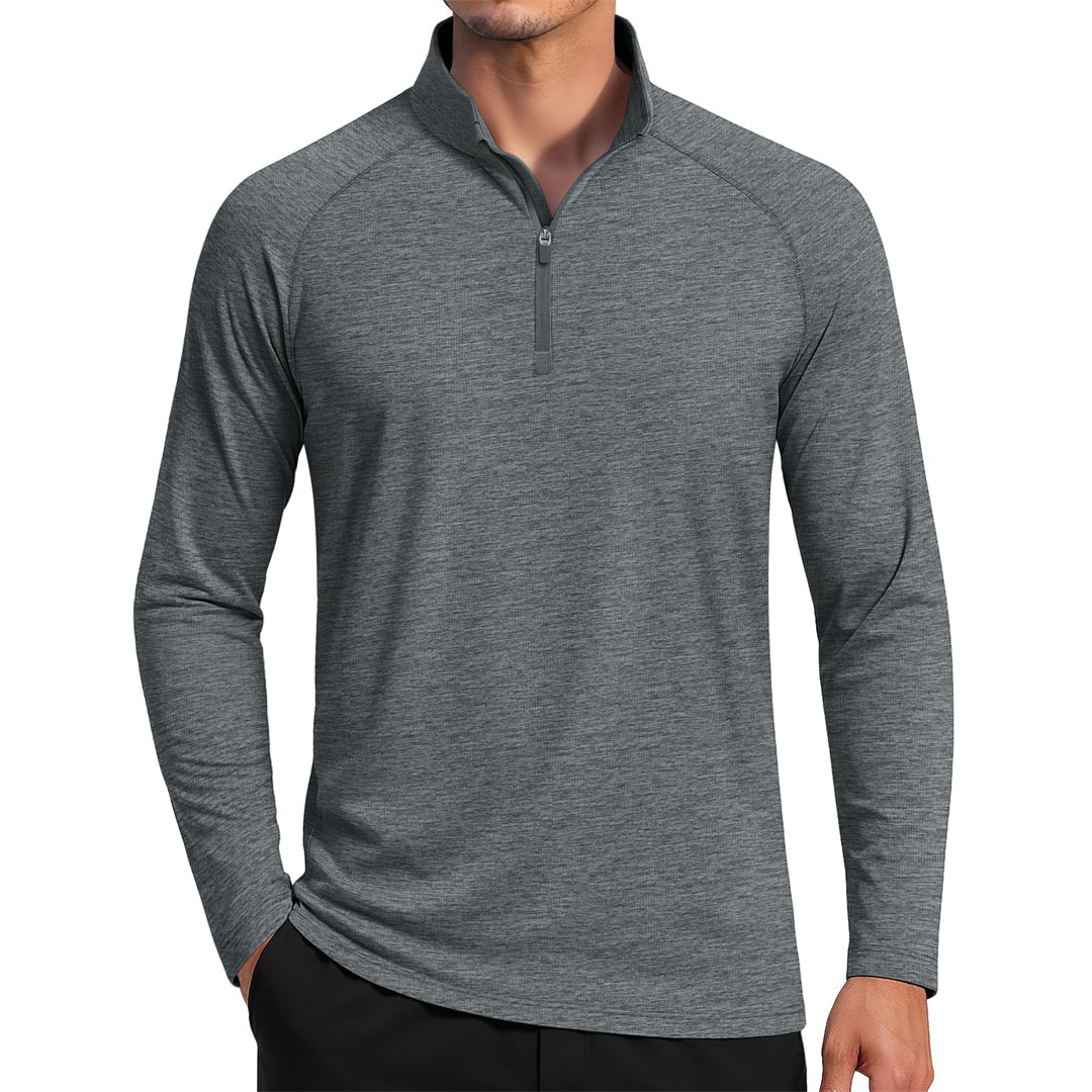 UPF 50+ Quarter Zip Long Sleeve Shirt