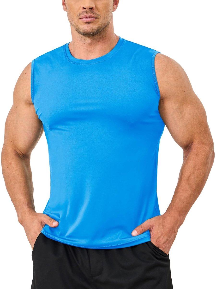 Men's UPF 50+ Quick Dry Sleeveless Shirts