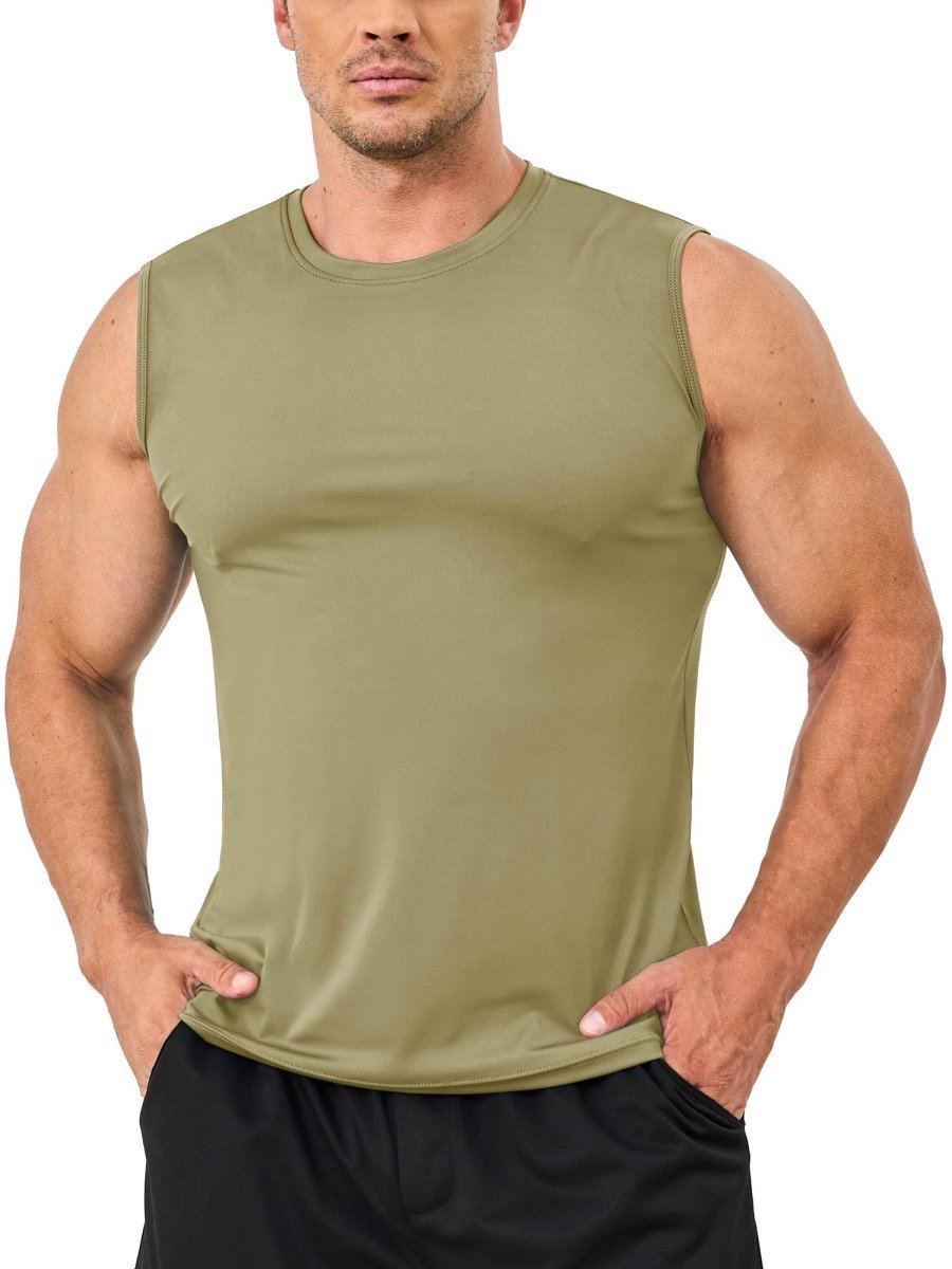 Men's UPF 50+ Quick Dry Sleeveless Shirts