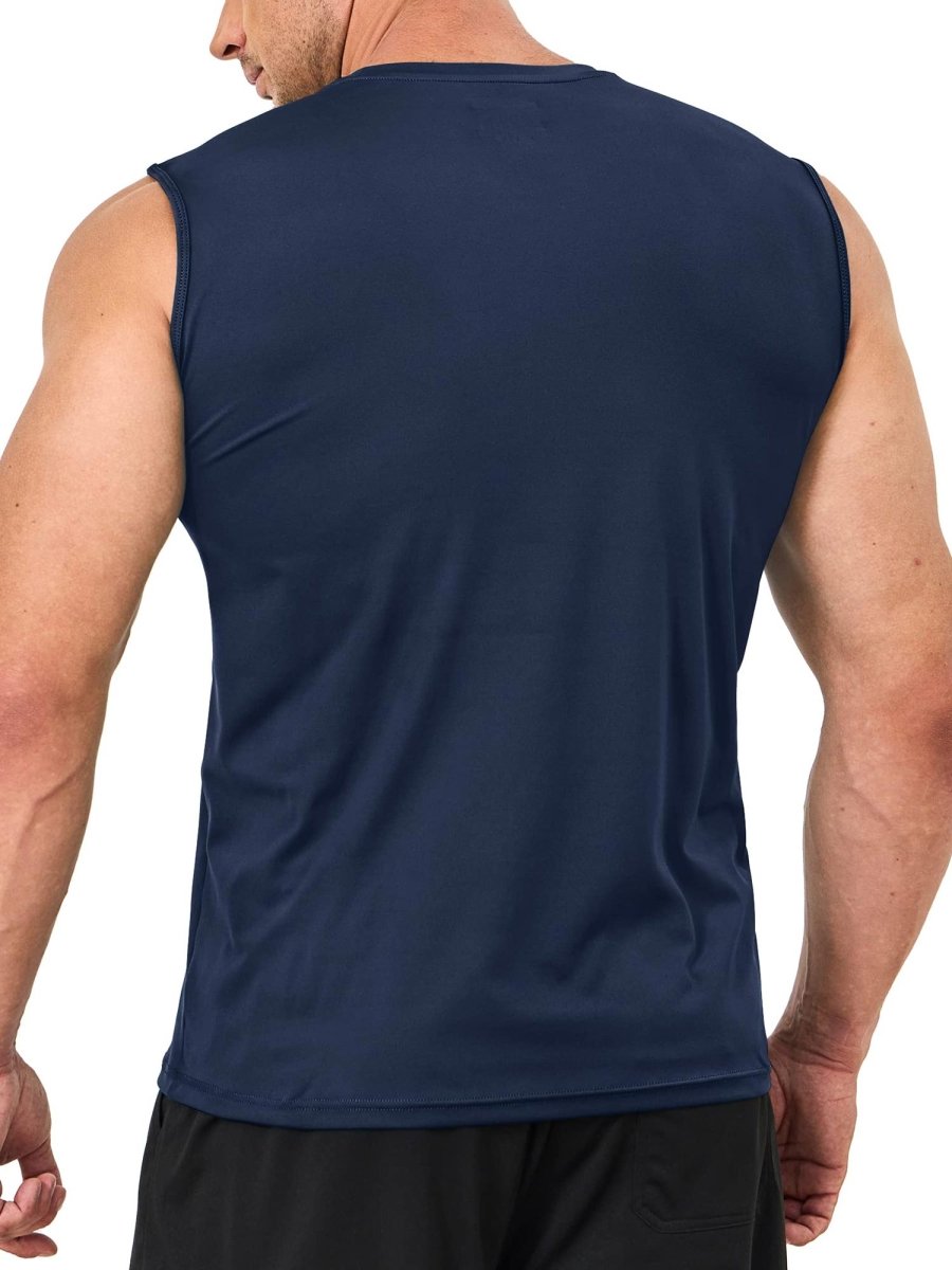 Men's UPF 50+ Quick Dry Sleeveless Shirts