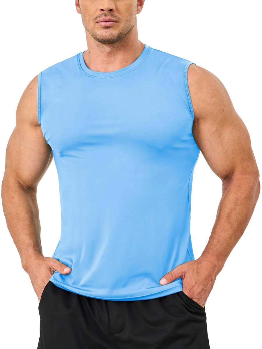 Men's UPF 50+ Quick Dry Sleeveless Shirts
