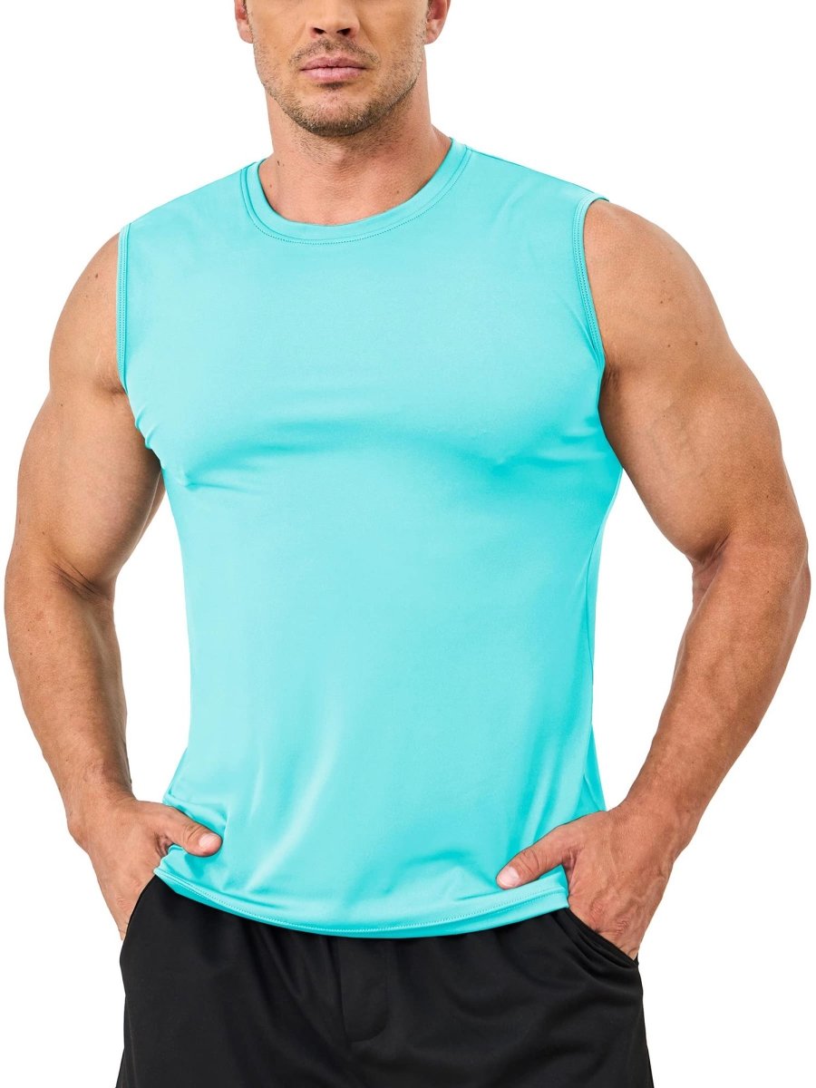 Men's UPF 50+ Quick Dry Sleeveless Shirts