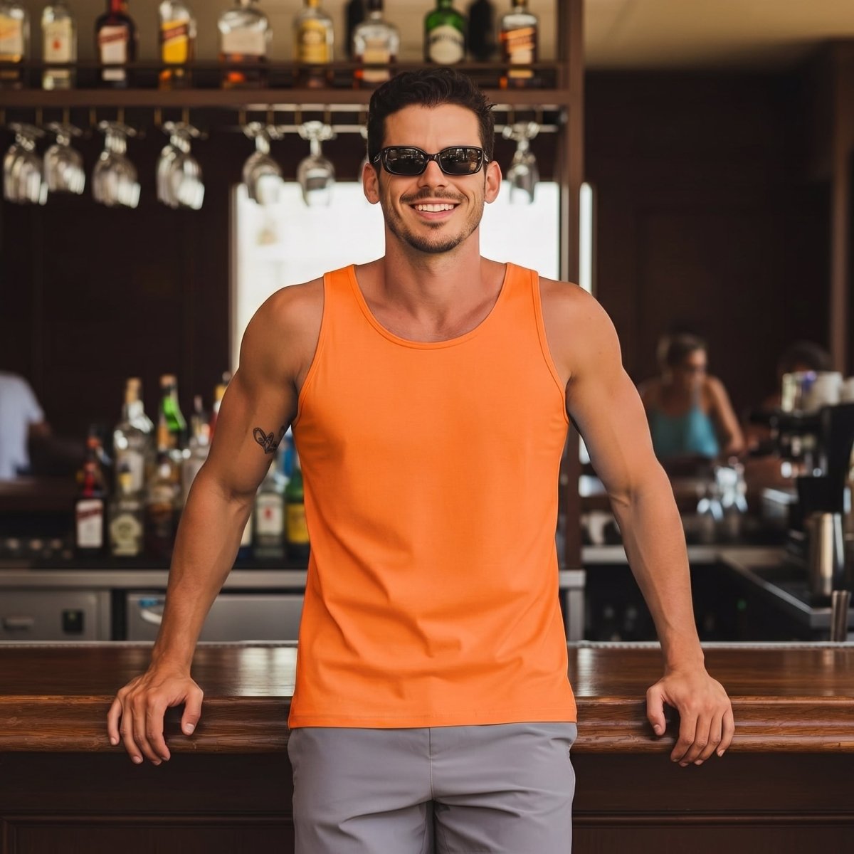 Men's UPF 50+ Quick Dry Workout & Gym Tank Top