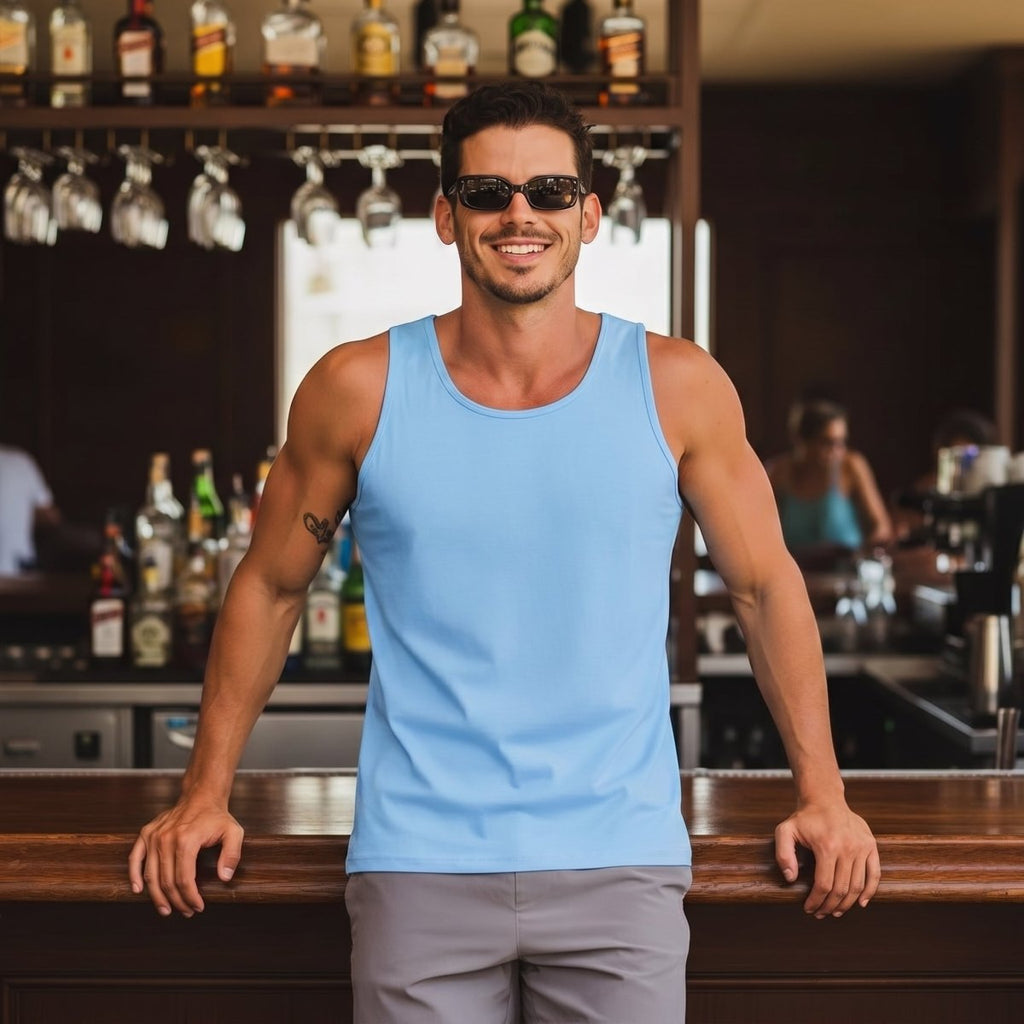 Men's UPF 50+ Quick Dry Workout & Gym Tank Top