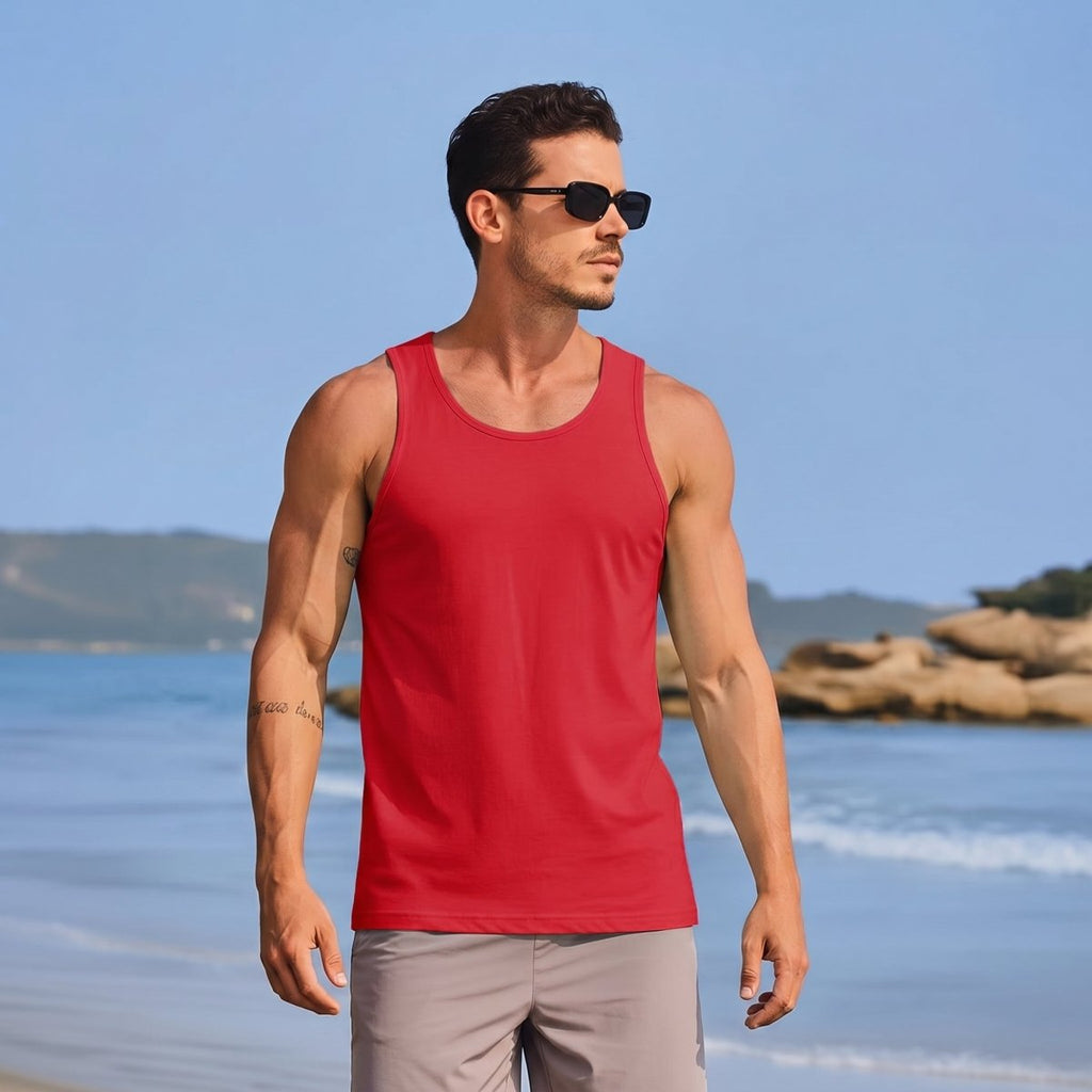 Men's UPF 50+ Quick Dry Workout & Gym Tank Top