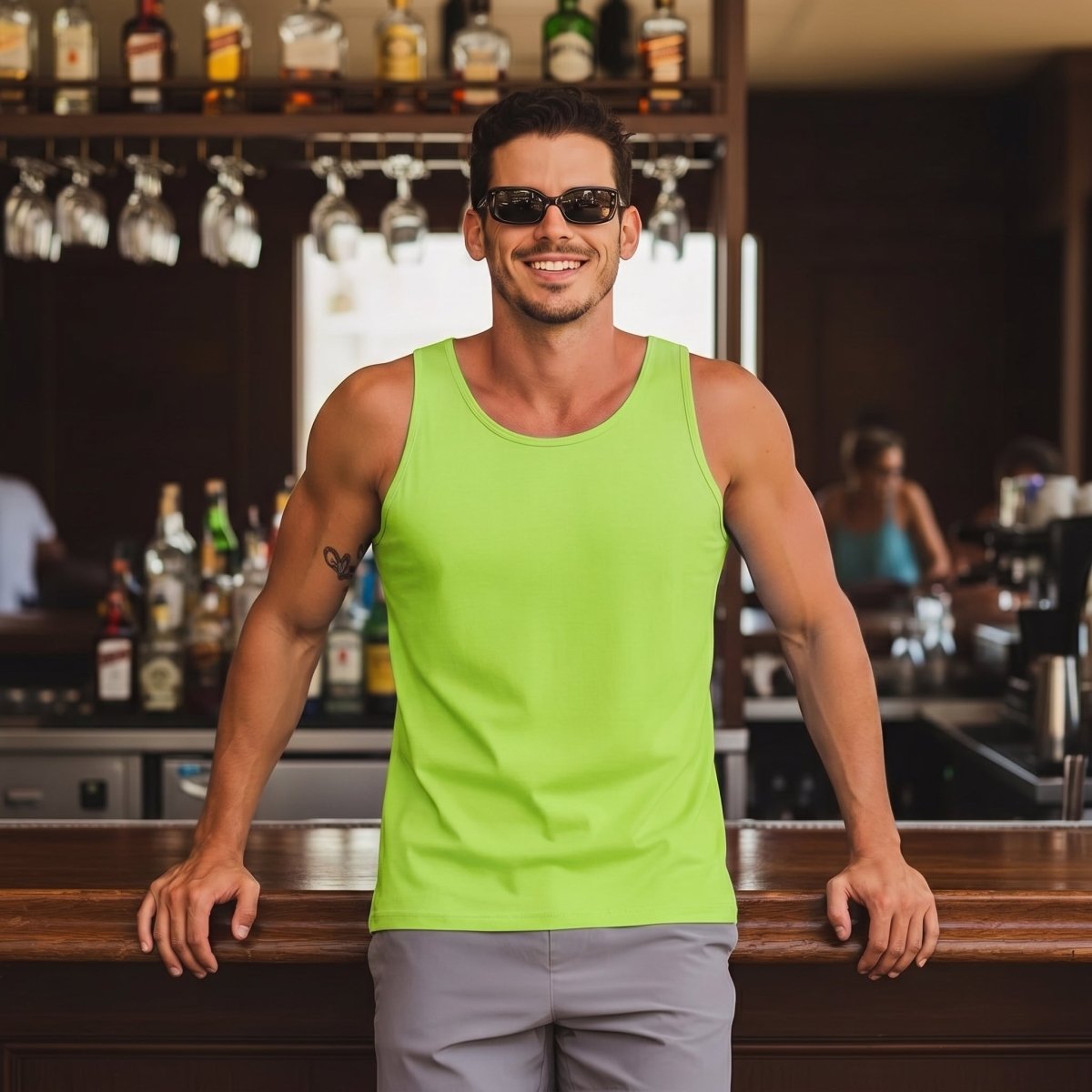 Men's UPF 50+ Quick Dry Workout & Gym Tank Top