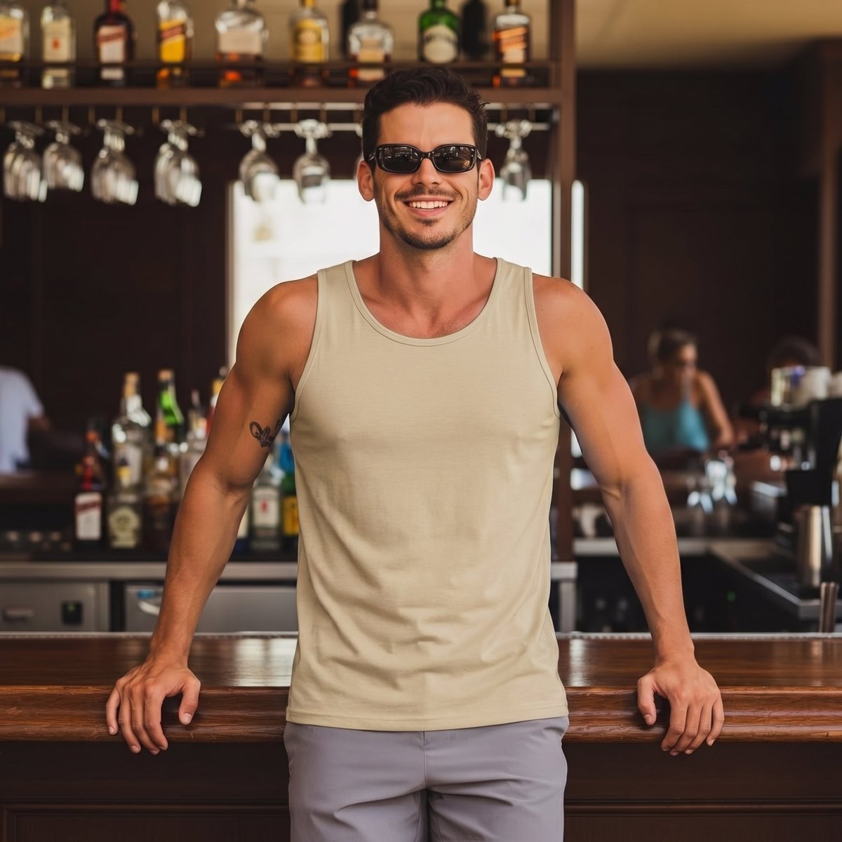 Men's UPF 50+ Quick Dry Workout & Gym Tank Top