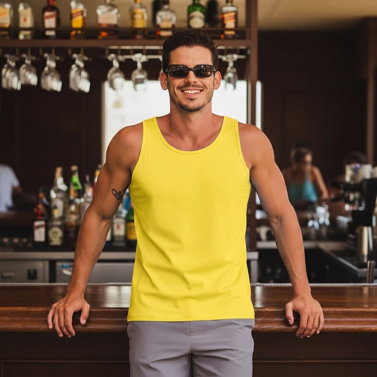 Men's UPF 50+ Quick Dry Workout & Gym Tank Top