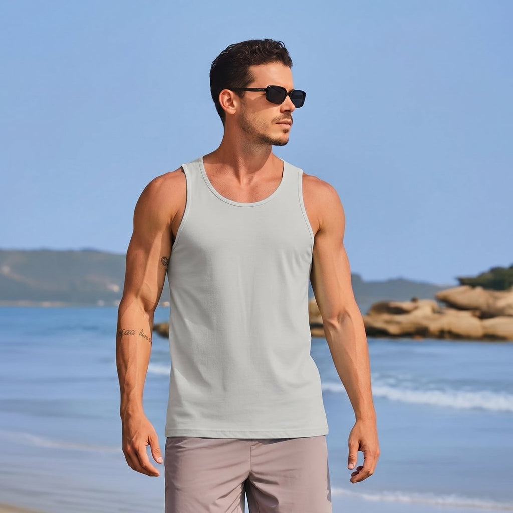 Men's UPF 50+ Quick Dry Workout & Gym Tank Top