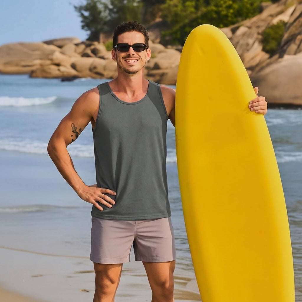 Men's UPF 50+ Quick Dry Workout & Gym Tank Top