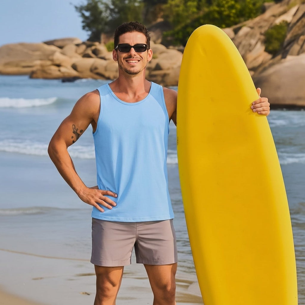 Men's UPF 50+ Quick Dry Workout & Gym Tank Top