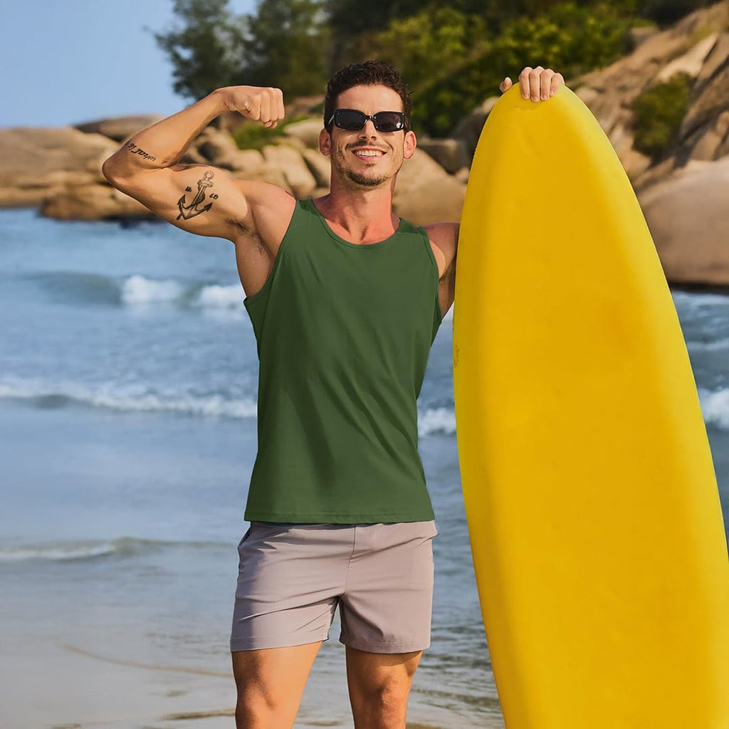 Men's UPF 50+ Quick Dry Workout & Gym Tank Top