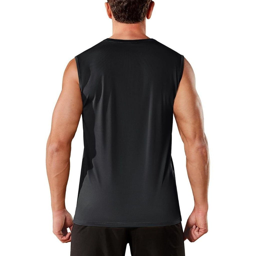 Men's Sleeveless Shirt Quick Dry UPF 50+ Gym Tank Top