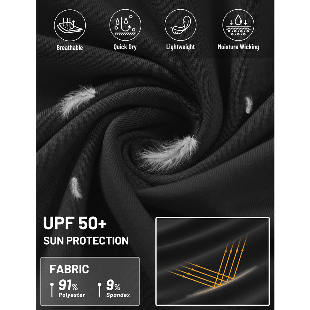 Quarter Zip UPF 50+ Sun Protection Hoodie Shirts