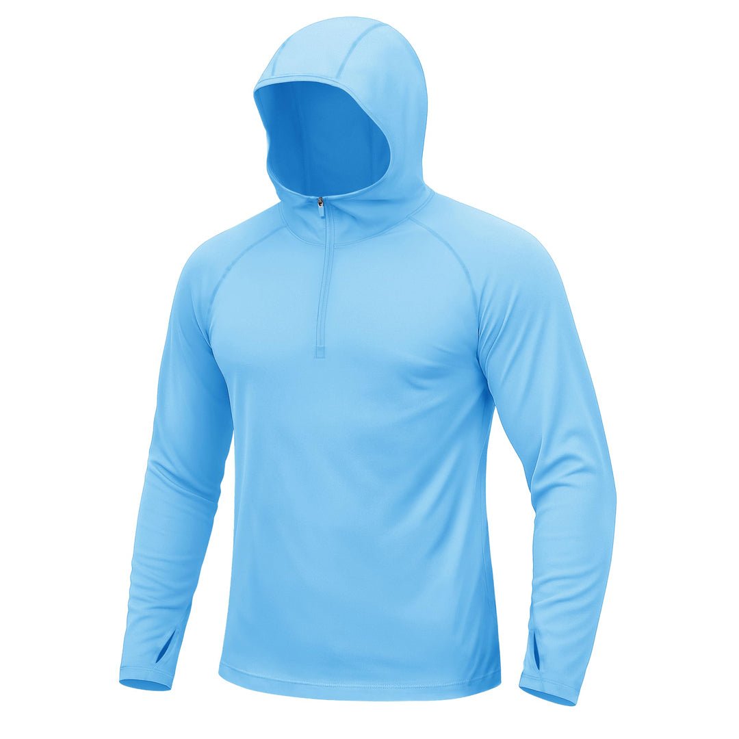Quarter Zip UPF 50+ Sun Protection Hoodie Shirts