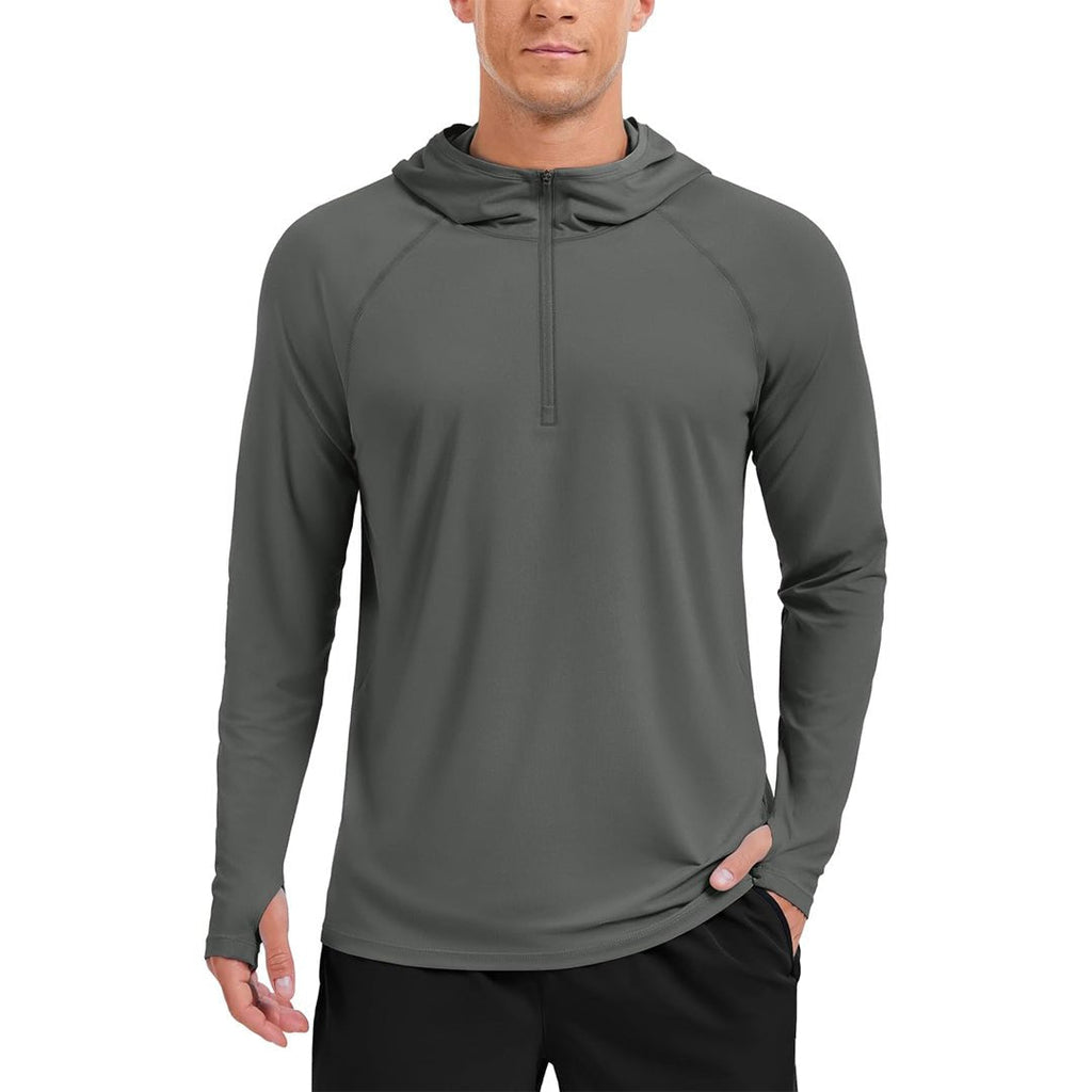Quarter Zip UPF 50+ Sun Protection Hoodie Shirts