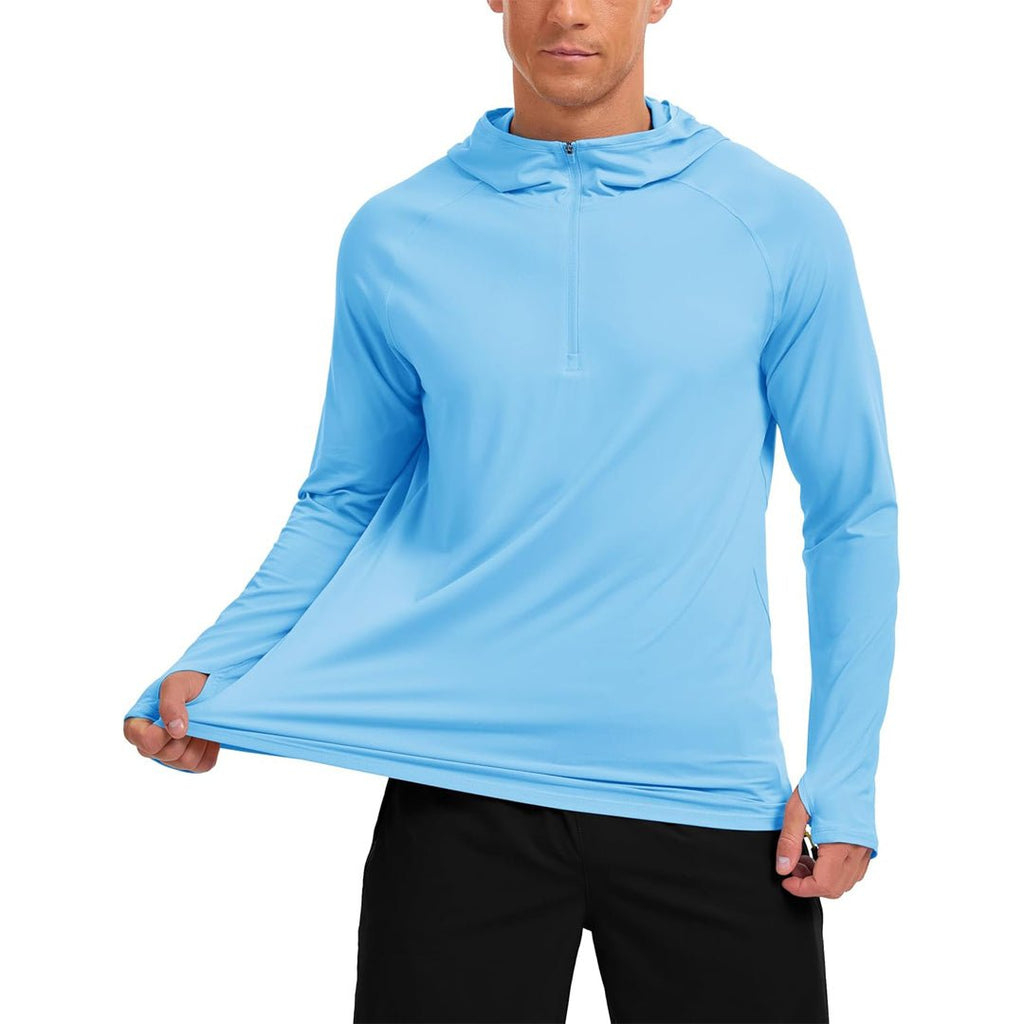 Quarter Zip UPF 50+ Sun Protection Hoodie Shirts