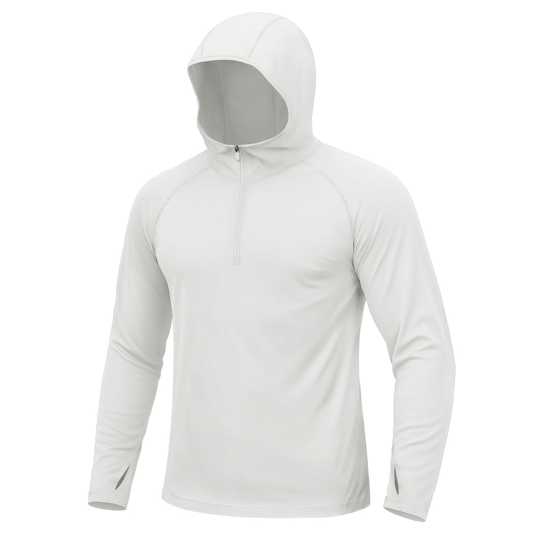 Quarter Zip UPF 50+ Sun Protection Hoodie Shirts