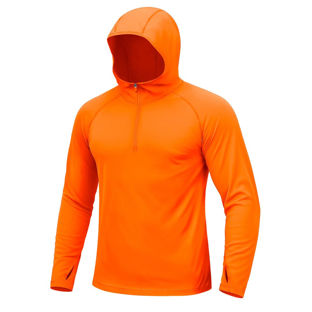Quarter Zip UPF 50+ Sun Protection Hoodie Shirts