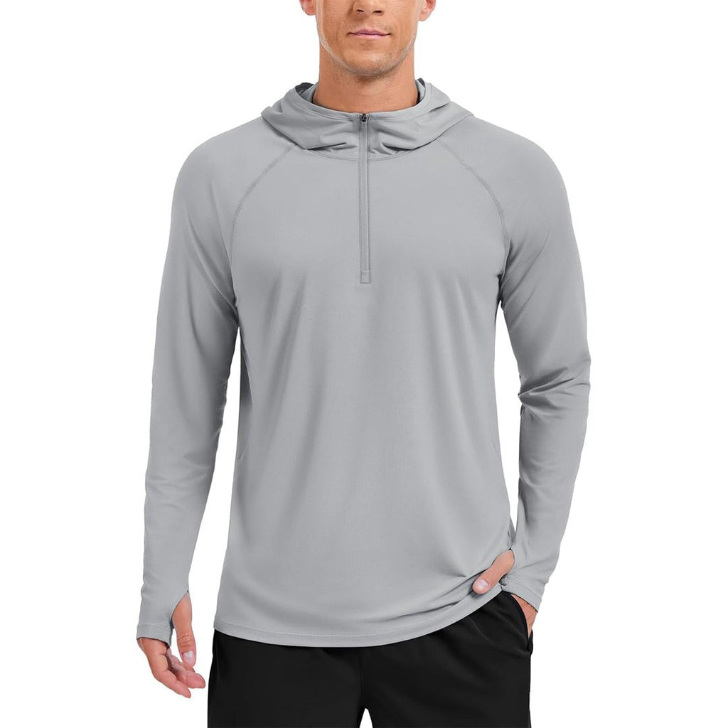 Quarter Zip UPF 50+ Sun Protection Hoodie Shirts
