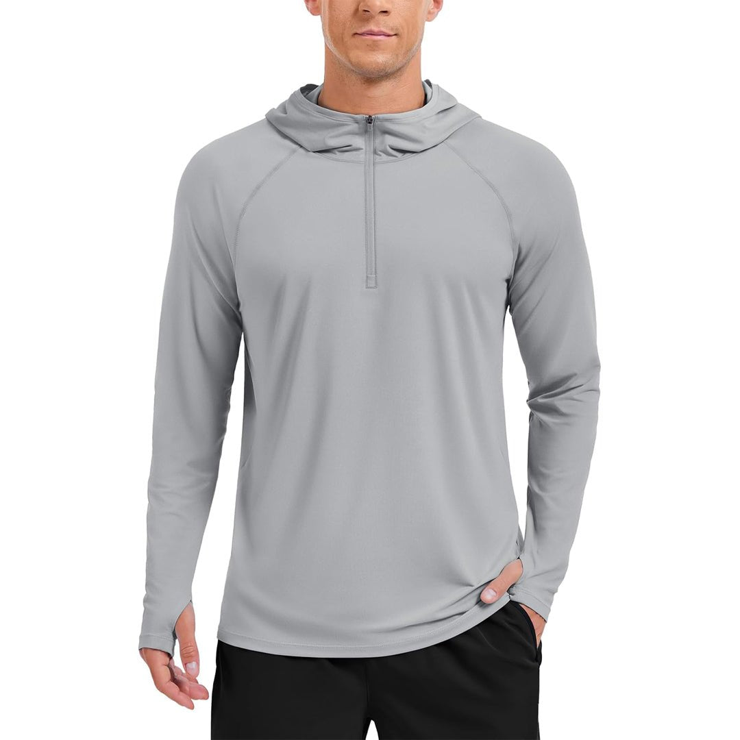 Quarter Zip UPF 50+ Sun Protection Hoodie Shirts