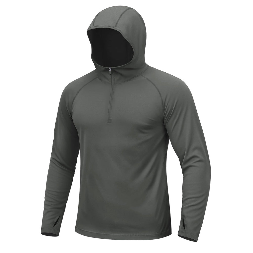 Quarter Zip UPF 50+ Sun Protection Hoodie Shirts
