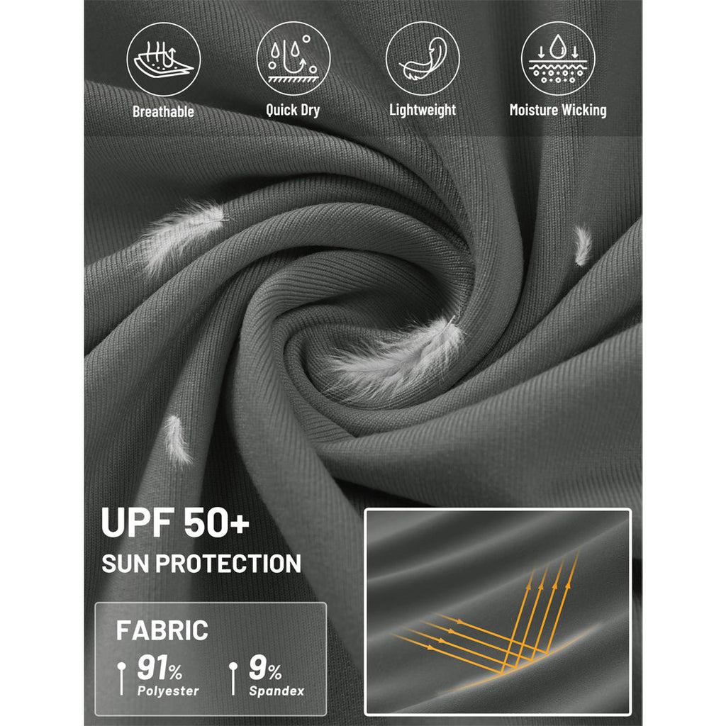 Quarter Zip UPF 50+ Sun Protection Hoodie Shirts