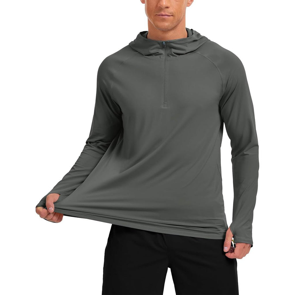 Quarter Zip UPF 50+ Sun Protection Hoodie Shirts