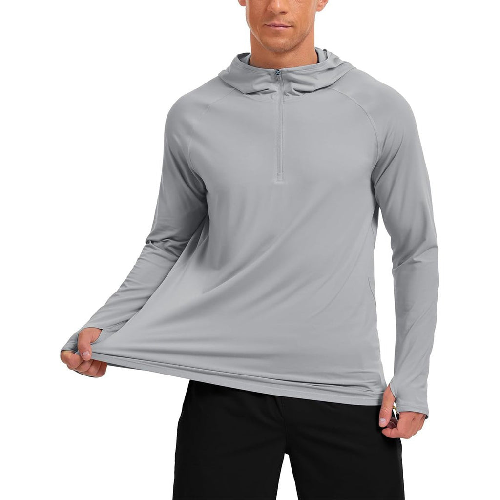Quarter Zip UPF 50+ Sun Protection Hoodie Shirts