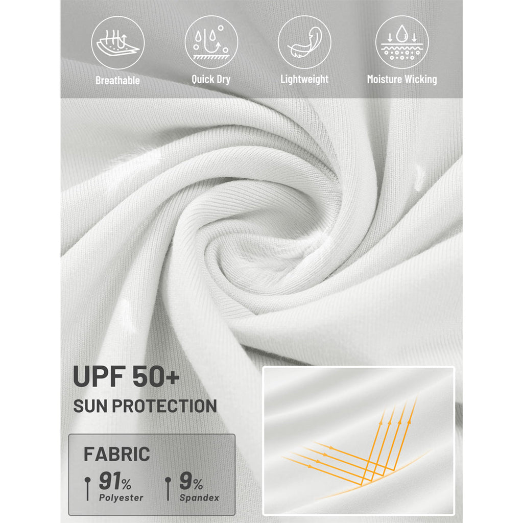 Quarter Zip UPF 50+ Sun Protection Hoodie Shirts