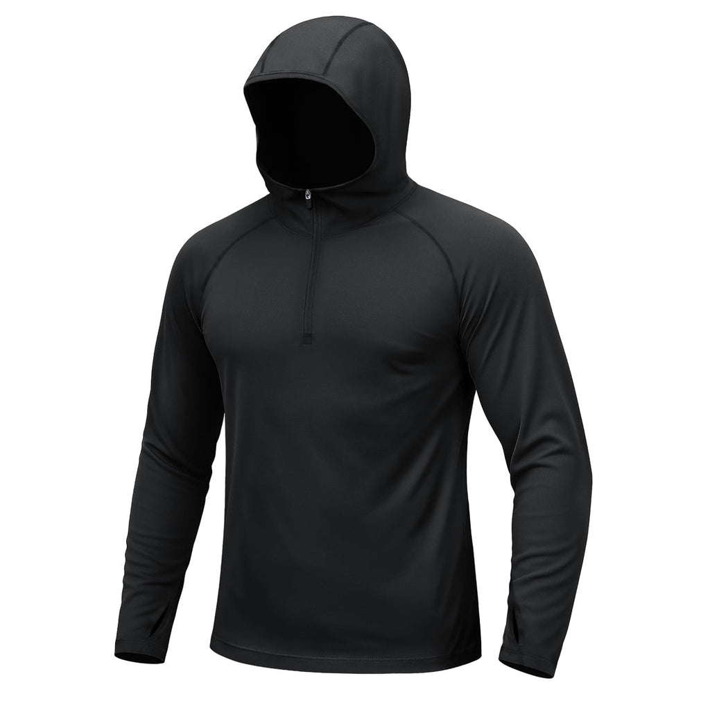 Quarter Zip UPF 50+ Sun Protection Hoodie Shirts