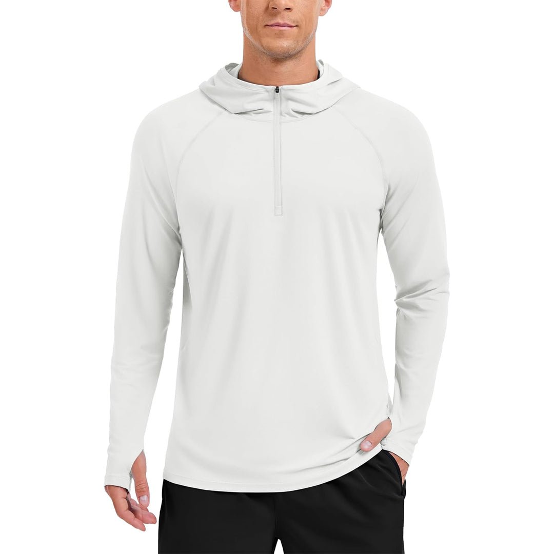 Quarter Zip UPF 50+ Sun Protection Hoodie Shirts