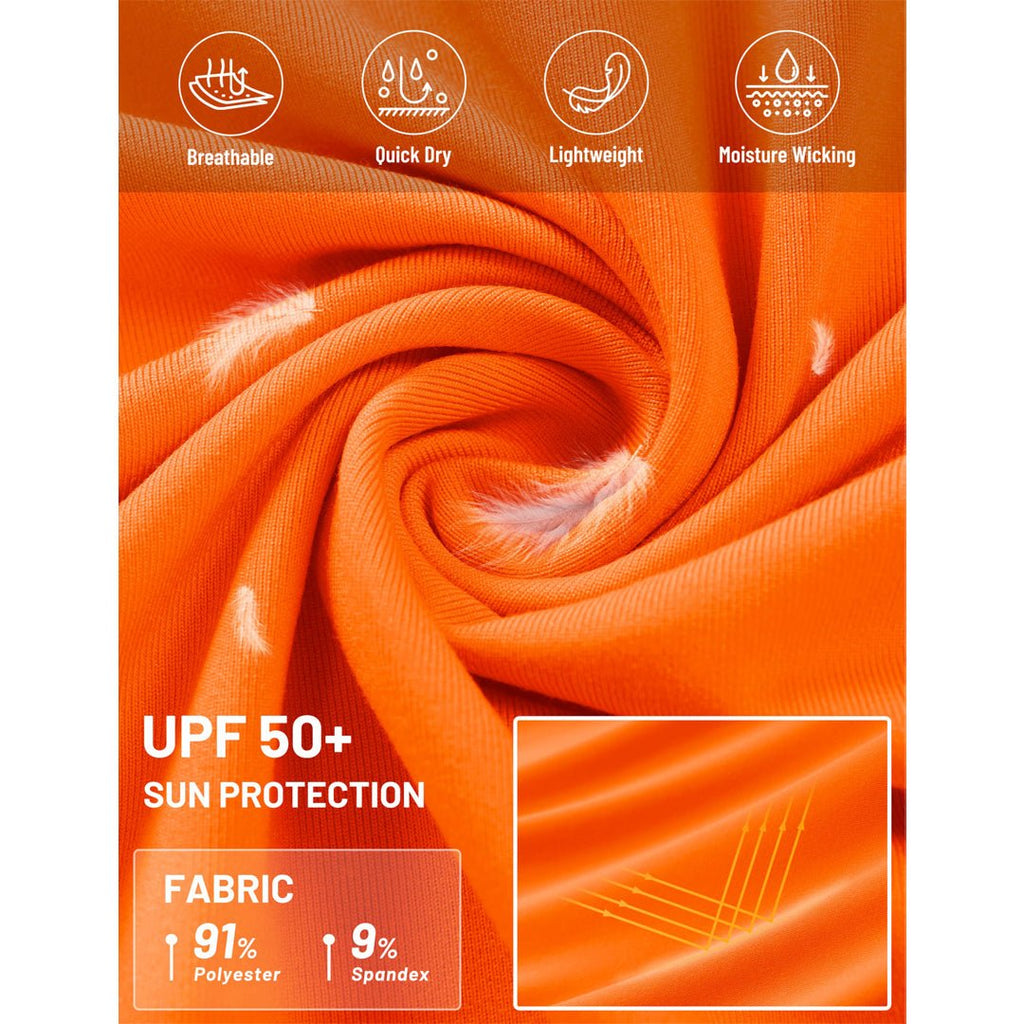 Quarter Zip UPF 50+ Sun Protection Hoodie Shirts