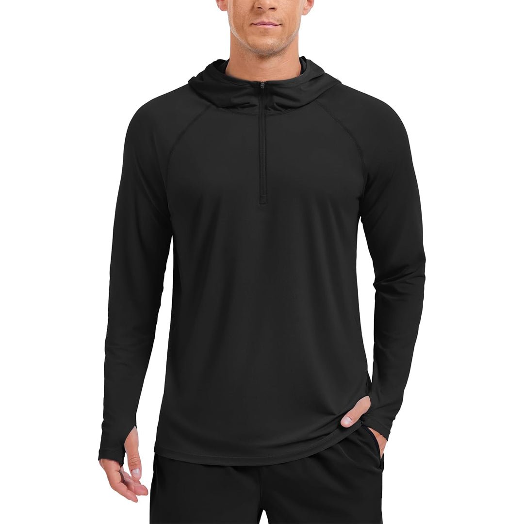 Quarter Zip UPF 50+ Sun Protection Hoodie Shirts