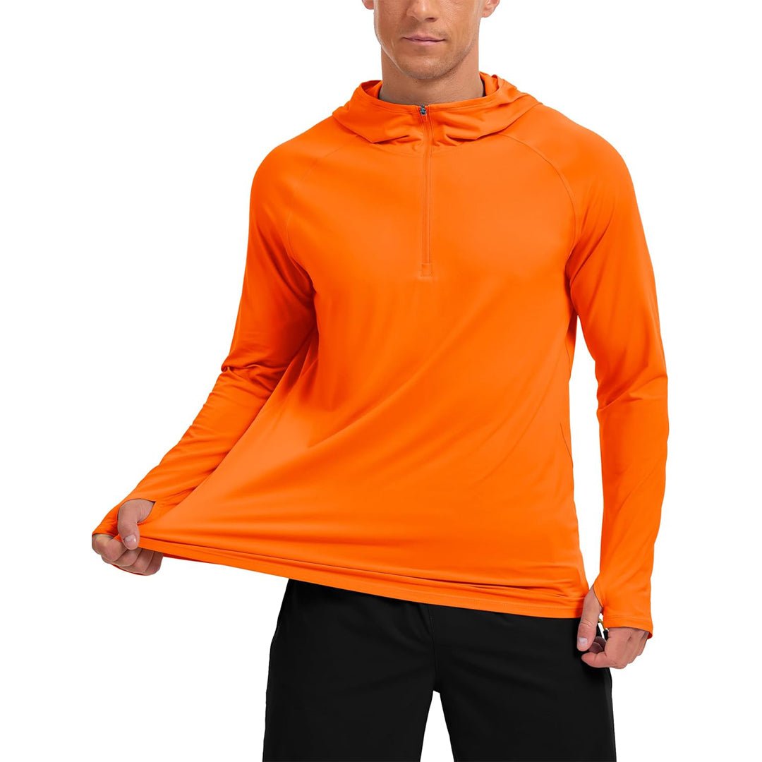 Quarter Zip UPF 50+ Sun Protection Hoodie Shirts