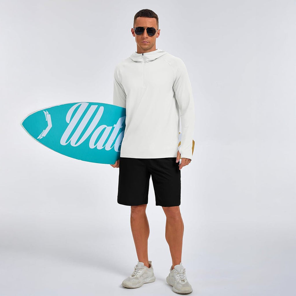 Quarter Zip UPF 50+ Sun Protection Hoodie Shirts