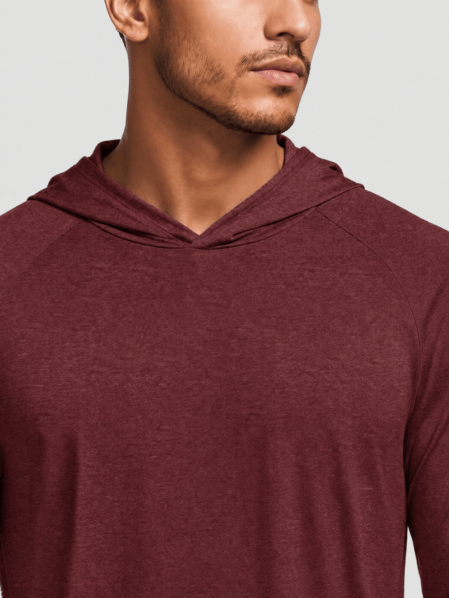 Men's UPF 50+ Sun Protection Hoodies with Thumb Holes