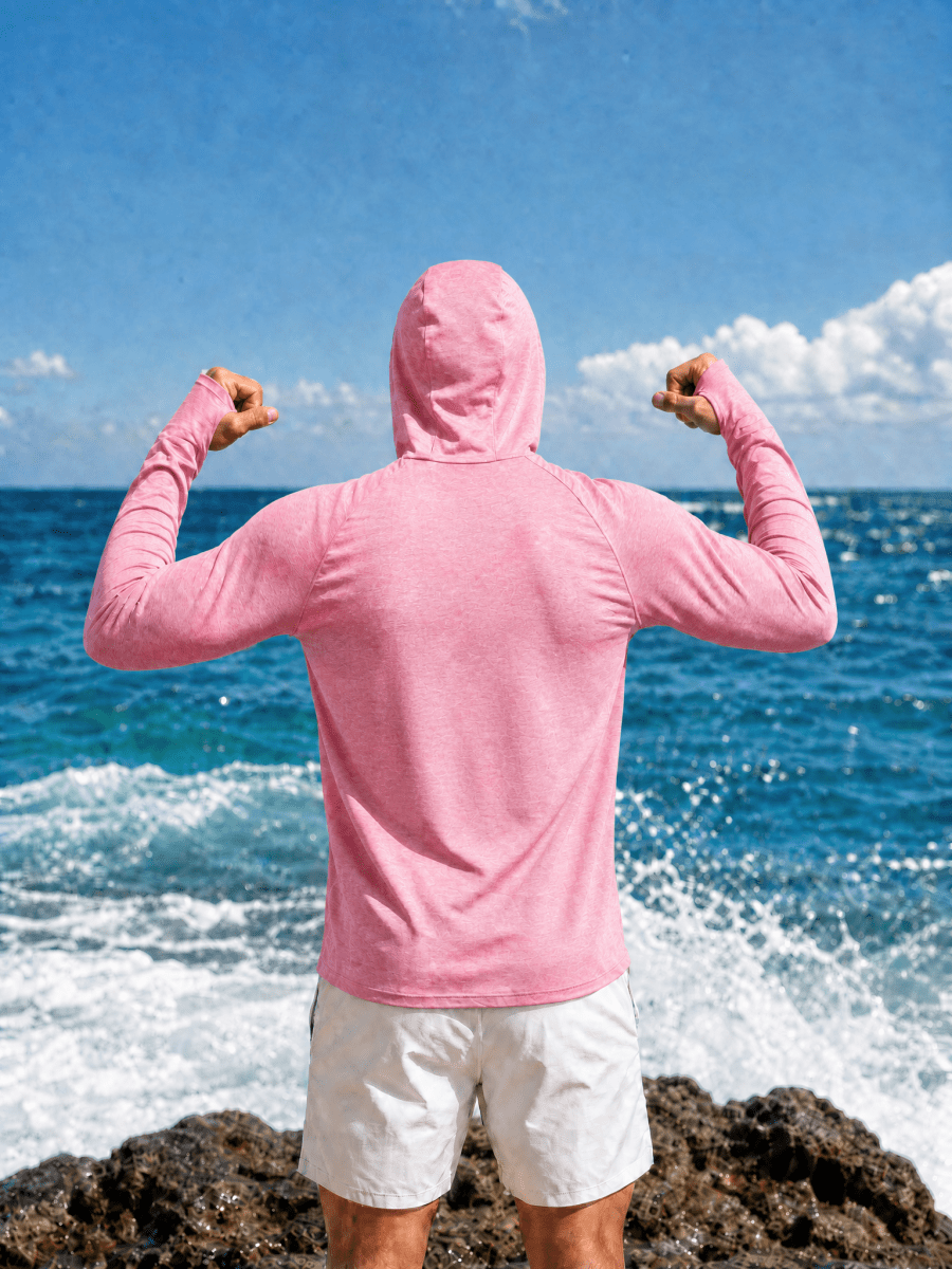 Men's UPF 50+ Sun Protection Hoodies with Thumb Holes