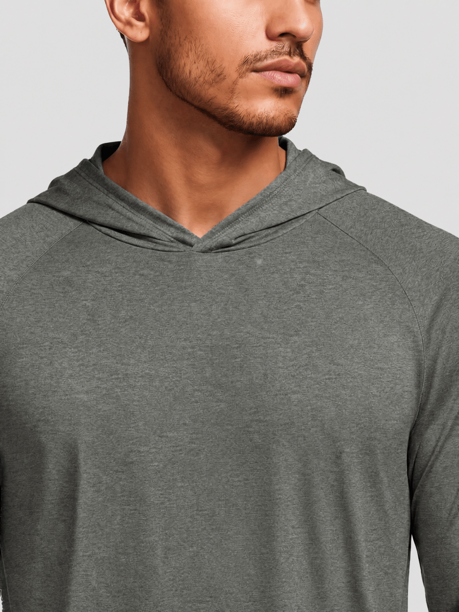 Men's UPF 50+ Sun Protection Hoodies with Thumb Holes