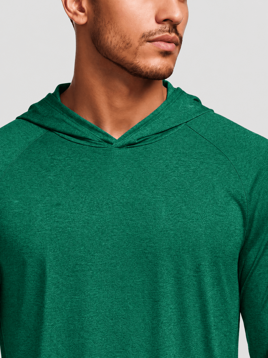 Men's UPF 50+ Sun Protection Hoodies with Thumb Holes