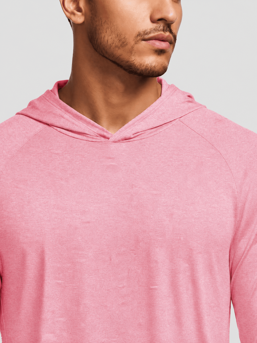 Men's UPF 50+ Sun Protection Hoodies with Thumb Holes
