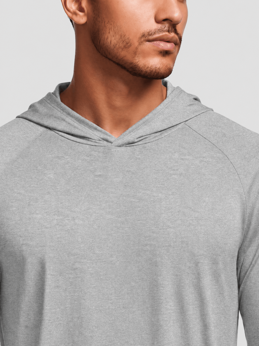 Men's UPF 50+ Sun Protection Hoodies with Thumb Holes