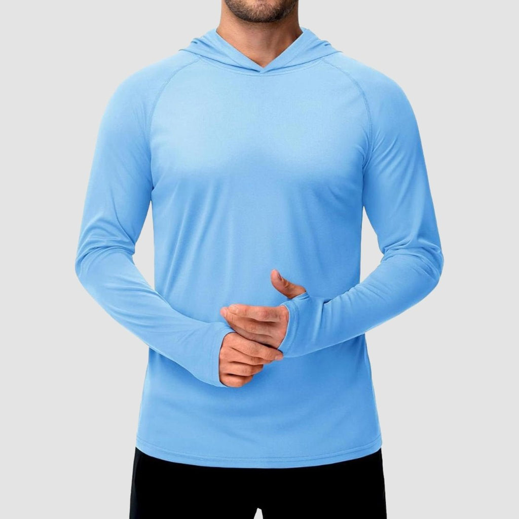 Men's UPF 50+ Sun Protective Athletic Rash Guard Shirts