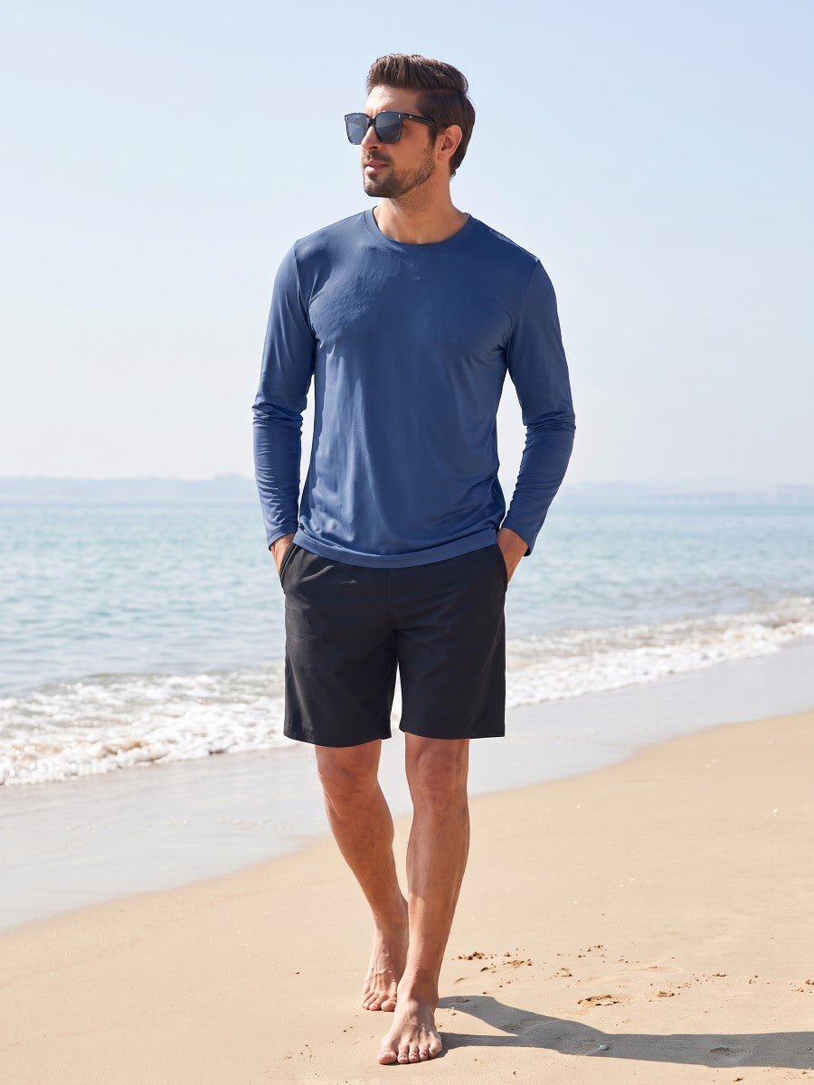Men's UPF 80+ Sun Shirt Quick Dry Long Sleeve Shirts